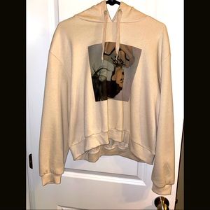 Ariana Grande cropped hoodie